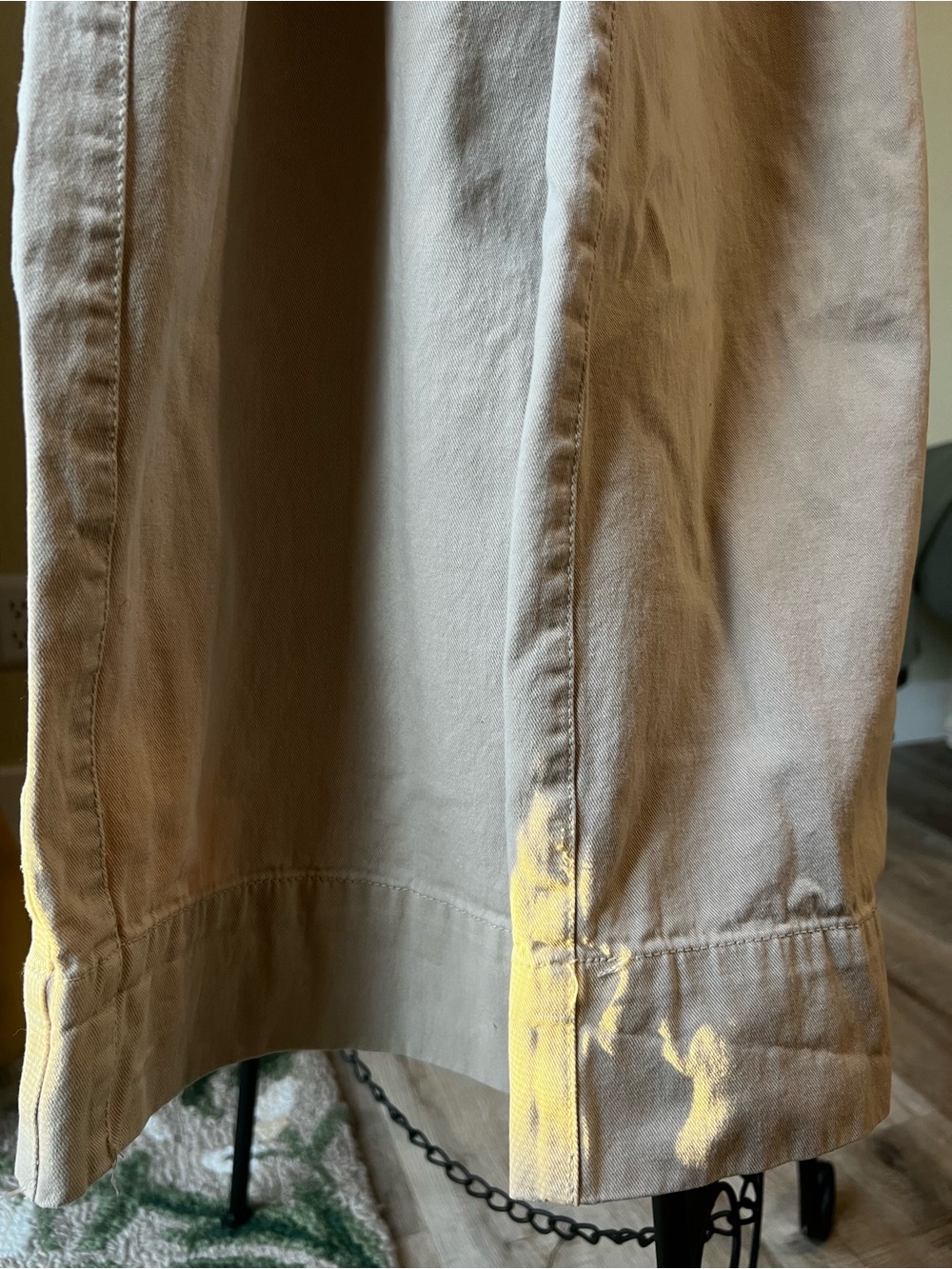Free People Wide-Leg Pleated Pants in Beige - Picture 7 of 7
